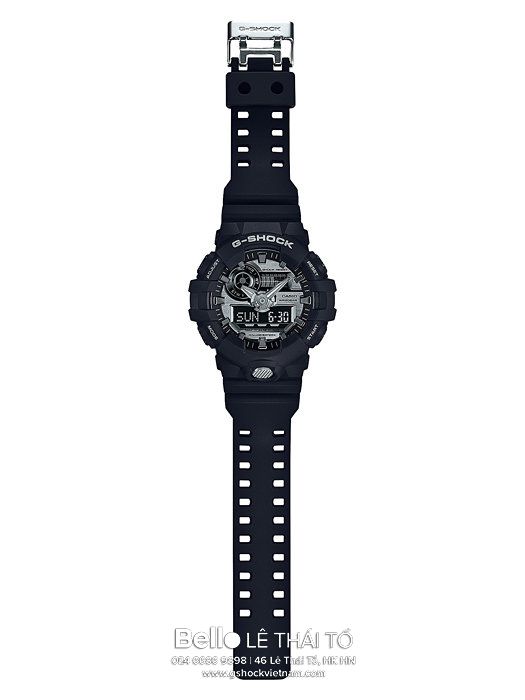  [Pin Miễn Phí Trọn Đời] GA-710-1A - Đồng hồ G-Shock Nam - Tem Vàng Chống Giả 