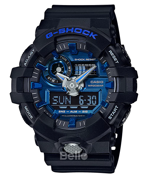  [Pin Miễn Phí Trọn Đời] GA-710-1A2 - Đồng hồ G-Shock Nam - Tem Vàng Chống Giả 