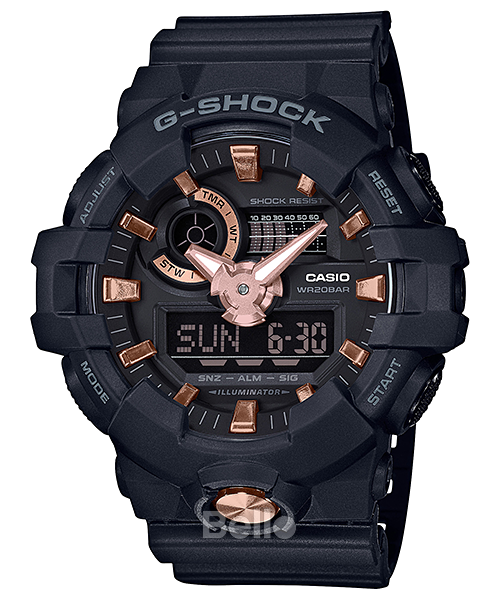 GA-710B-1A4 - Đồng hồ Casio G-Shock chính hãng Màu Vàng Hồng