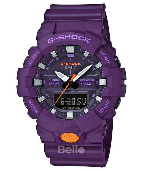 GA-800SC-6A - Đồng hồ Casio G-Shock chính hãng Màu tím Violet