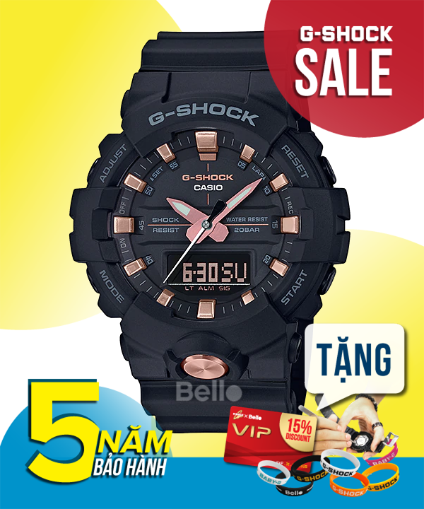 GA-810B-1A4 - Đồng hồ Casio G-Shock chính hãng Rose Gold Black