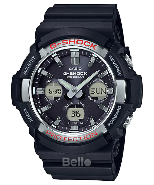 GAS-100-1A - Đồng hồ Casio G-Shock chính hãng - Tough Solar và Tính năng chuyển kim.