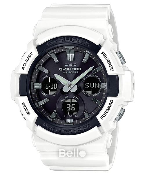 GAS-100B-7A- Đồng hồ Casio G-Shock chính hãng - Hai đèn LED (Chiếu sáng cực mạnh với Đèn tự động hoàn toàn)
