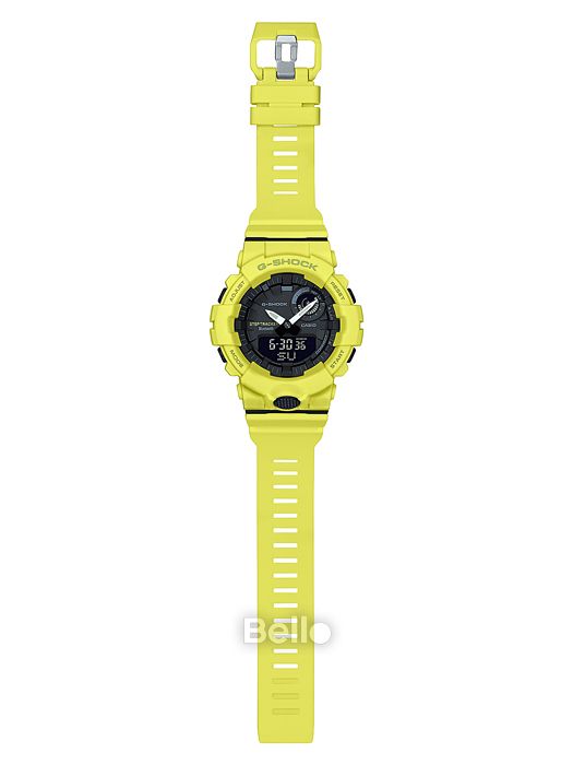 GBA-800-9A - Đồng hồ G-Shock chính hãng kết nối Bluetooth dòng G-Squad GBA-800 Màu vàng
