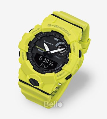 GBA-800-9A - Đồng hồ G-Shock chính hãng kết nối Bluetooth dòng G-Squad GBA-800 Màu vàng
