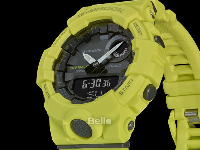 GBA-800-9A - Đồng hồ G-Shock chính hãng kết nối Bluetooth dòng G-Squad GBA-800 Màu vàng