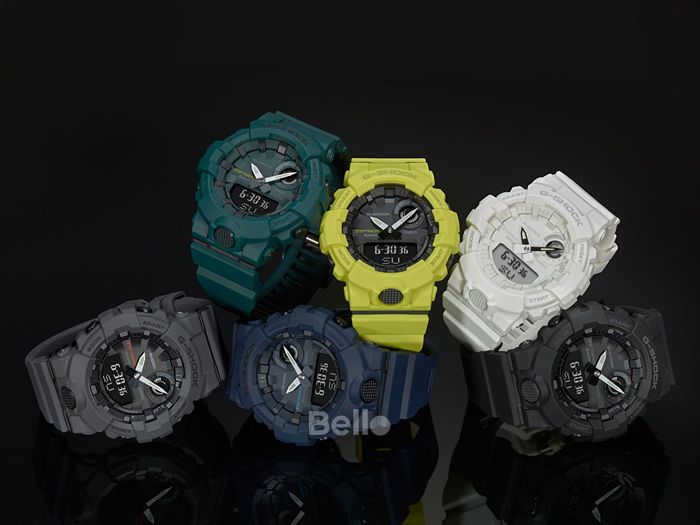 GBA-800-7A - Đồng hồ G-Shock chính hãng kết nối Bluetooth dòng G-Squad GBA-800 Màu trắng