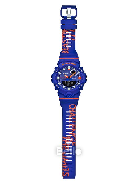GBA-800DG-2A - Đồng hồ G-Shock chính hãng kết nối Bluetooth dòng G-Squad GBA-800 Màu xanh lam, cam