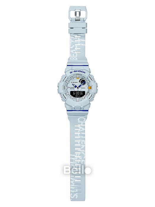 GBA-800DG-7A - Đồng hồ G-Shock chính hãng kết nối Bluetooth dòng G-Squad GBA-800 Màu trắng, xanh lam
