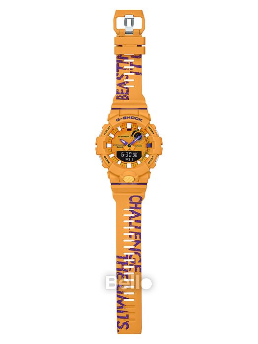 GBA-800DG-9A - Đồng hồ G-Shock chính hãng kết nối Bluetooth dòng G-Squad GBA-800 Màu vàng, tím