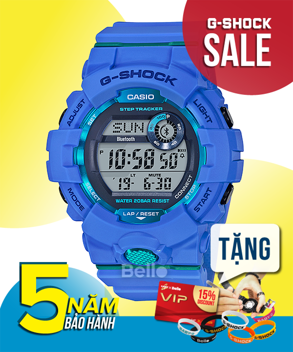 GBD-800-2 - G-Shock G-SQUAD Kết nối Bluetooth tối ưu cho tập luyện
