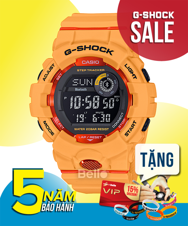 GBD-800-4 - G-Shock G-SQUAD Kết nối Bluetooth tối ưu cho tập luyện