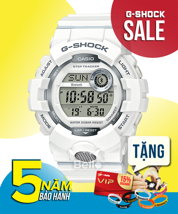 GBD-800-7 - G-Shock G-SQUAD Kết nối Bluetooth tối ưu cho tập luyện