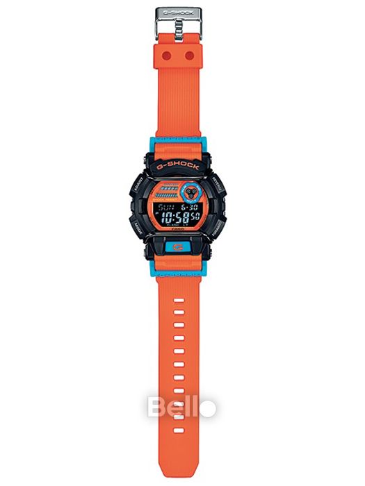 GD-400DN-4- Đồng hồ Casio G-Shock chính hãng - Dây cam vỏ đen, trẻ trung cá tính, phiên bản đặc biệt.