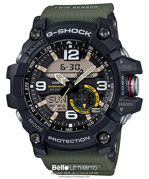  [Pin Miễn Phí Trọn Đời] GG-1000-1A3 - Đồng hồ G-Shock Nam - Tem Vàng Chống Giả 