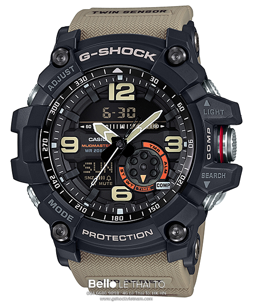  [Pin Miễn Phí Trọn Đời] GG-1000-1A5 - Đồng hồ G-Shock Nam - Tem Vàng Chống Giả 