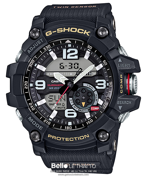 GG-1000-1A - Đồng hồ Casio G-Shock chính hãng - MASTER OF G MUDMASTER