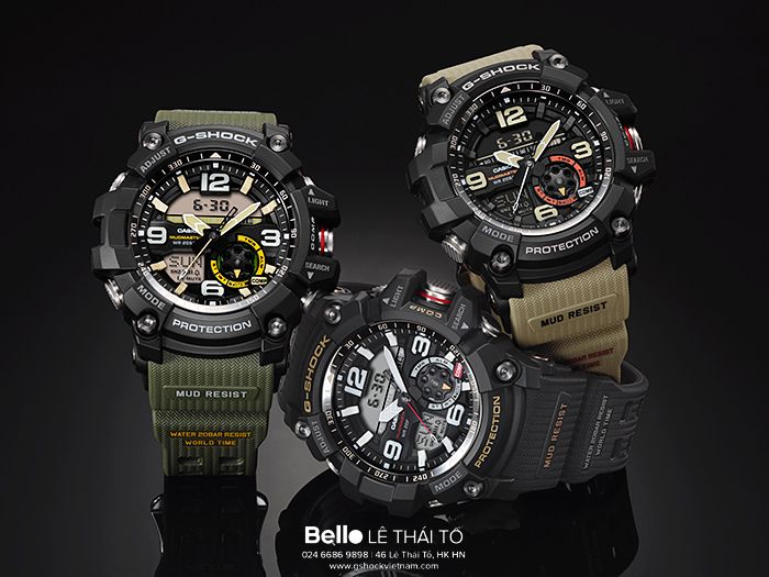 GG-1000-1A - Đồng hồ Casio G-Shock chính hãng - MASTER OF G MUDMASTER