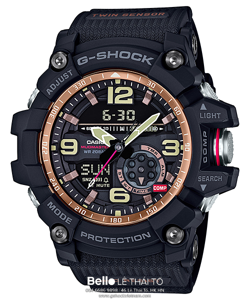 Casio G-Shock GG-1000RG-1A - Đồng hồ Casio G-Shock chính hãng - MASTER OF G MUDMASTER