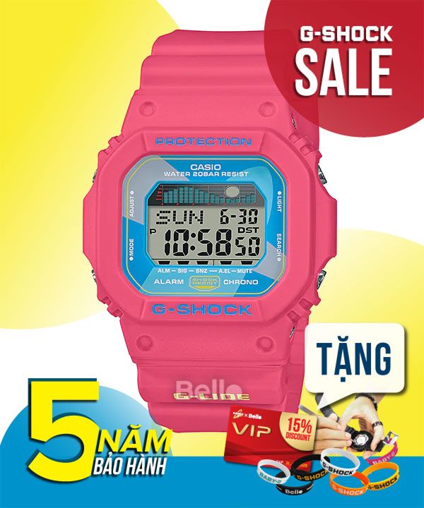GLX-5600VH-4 - Đồng hồ Casio G-Shock G-Lide chính hãng Màu Đặc Biệt - Giảm 15% VIP