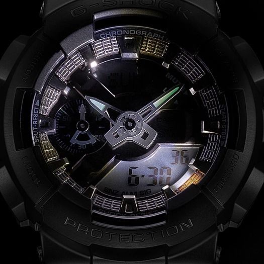  [Pin Miễn Phí Trọn Đời] GM-110MF-1A - Đồng hồ G-Shock Nam - Tem Vàng Chống Giả 