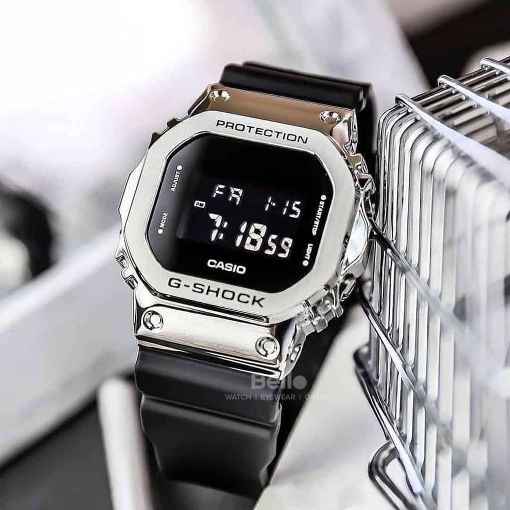  [Pin Miễn Phí Trọn Đời] GM-5600-1 - Đồng hồ G-Shock Nam - Tem Vàng Chống Giả 