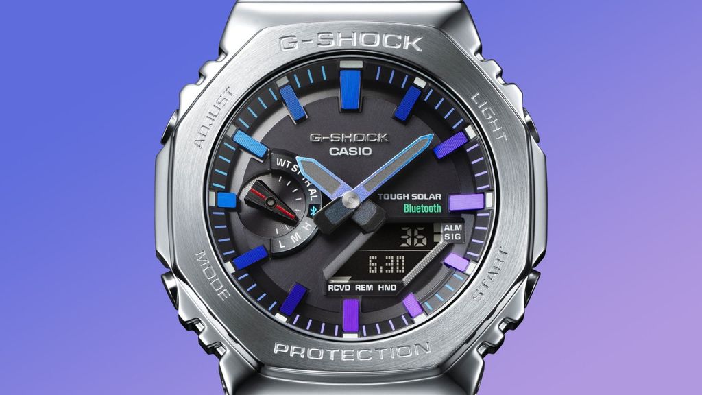  [Uy Tín Từ 2009] GM-B2100PC-1ADR - Đồng hồ G-Shock Nam - Tem Vàng Chống Giả 