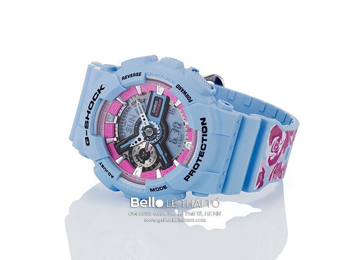 GMA-S110F-2A- Đồng hồ Casio G-Shock chính hãng - S-Series là model unisex phù hợp với những người có size cổ tay bé.