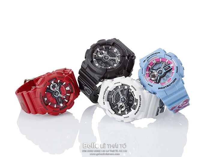 GMA-S110F-2A- Đồng hồ Casio G-Shock chính hãng - S-Series là model unisex phù hợp với những người có size cổ tay bé.