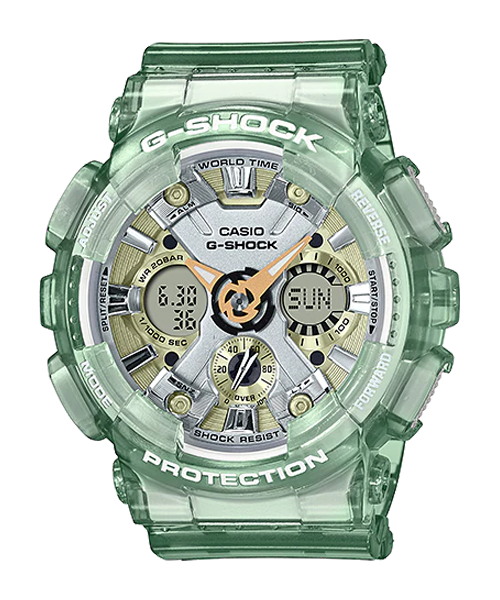  [Pin Miễn Phí Trọn Đời] GMA-S120GS-3ADR - Đồng hồ G-Shock Nữ - Tem Vàng Chống Giả 