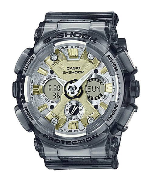  [Pin Miễn Phí Trọn Đời] GMA-S120GS-8ADR - Đồng hồ G-Shock Nữ - Tem Vàng Chống Giả 