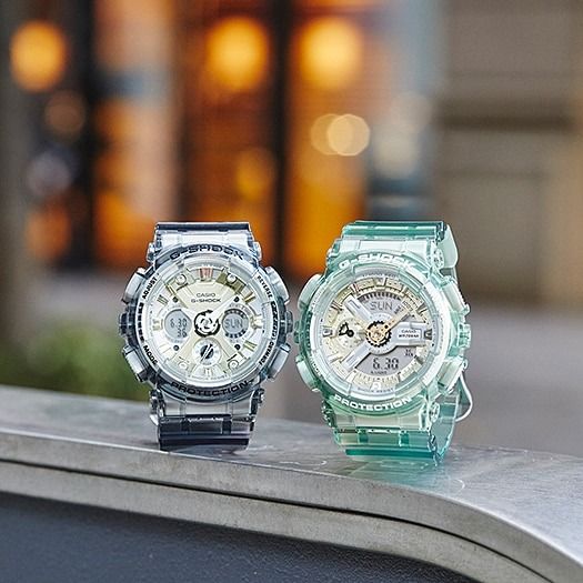  [Pin Miễn Phí Trọn Đời] GMA-S120GS-8ADR - Đồng hồ G-Shock Nữ - Tem Vàng Chống Giả 