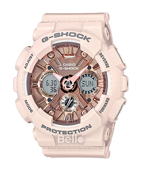 GMA-S120MF-4A- Đồng hồ Casio G-Shock chính hãng - Thiết kế GA-120 với size bé cho những bạn có cổ tay nhỏ.
