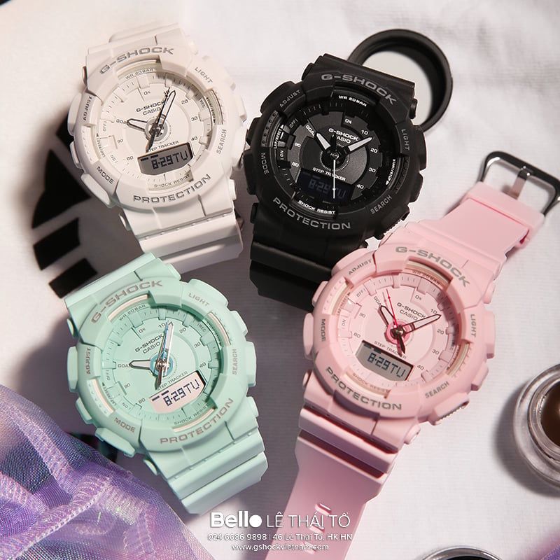 GMA-S130-7A- Đồng hồ Casio G-Shock chính hãng - Dòng G-Shock S-Series STEP TRACKER