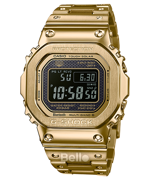 GMW-B5000GD-9 - Đồng hồ Casio G-Shock chính hãng Dây vỏ Kim loại Vàng Gold