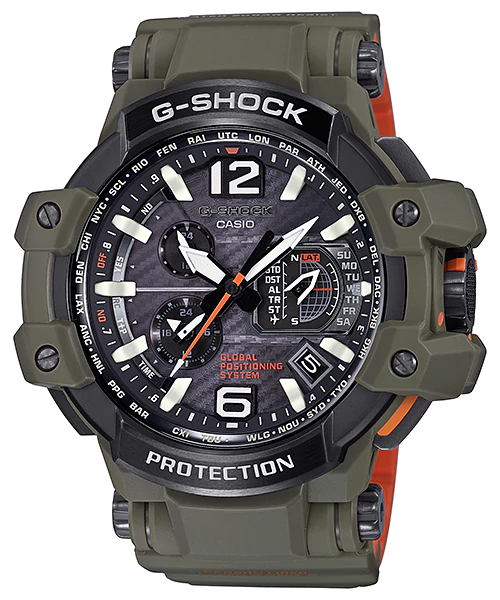  [Pin Miễn Phí Trọn Đời] GPW-1000KH-3A - Đồng hồ G-Shock Nam - Tem Vàng Chống Giả 