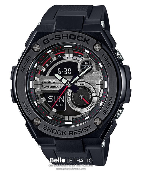 GST-210B-1A - Đồng hồ Casio G-Shock chính hãng - Cấu trúc bảo vệ lớp