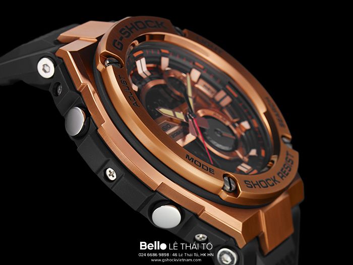 GST-210B-4A - Đồng hồ Casio G-Shock chính hãng - Cấu trúc bảo vệ lớp