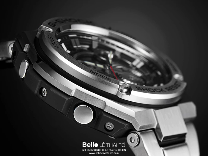 GST-210D-1A - Đồng hồ Casio G-Shock chính hãng - Cấu trúc bảo vệ lớp.
