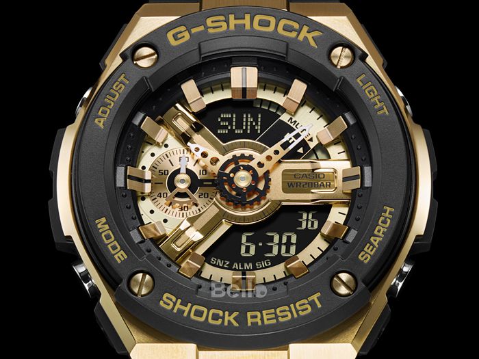 GST-400G-1A9 - Đồng hồ Casio G-Shock chính hãng - Black & Gold