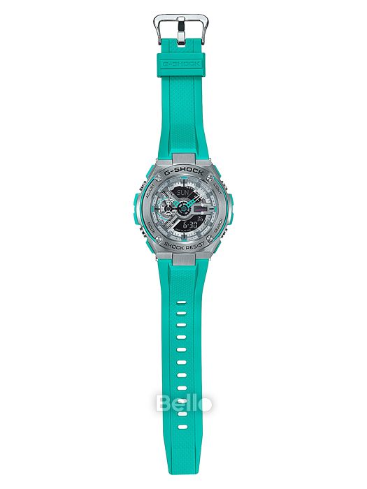 GST-410-2A - Đồng hồ Casio G-Shock chính hãng - Chống từ lớp ISO764 và chiếu sáng cực mạnh với đèn tự động.