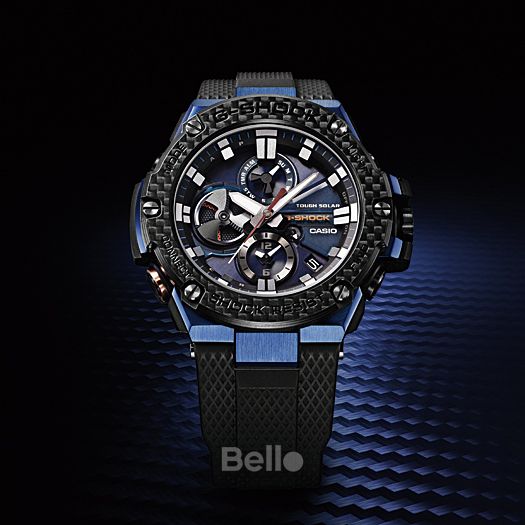 GST-B100XB-2A - Đồng hồ Casio G-Shock G-Steel chính hãng kết nối Bluetooth® tuyệt đỉnh - Viền Carbon