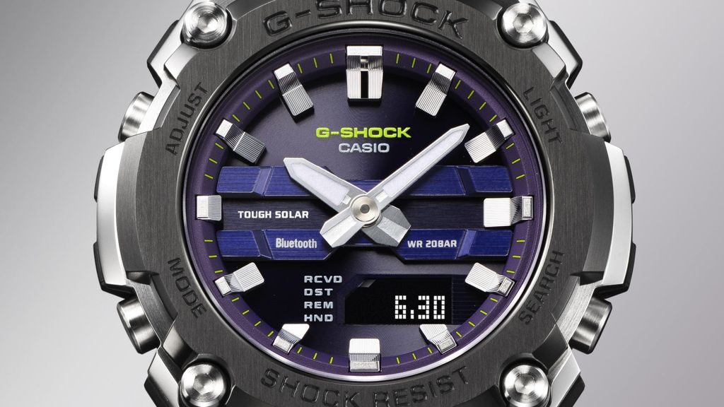  [Pin Miễn Phí Trọn Đời] GST-B600A-1A6DR - Đồng hồ G-Shock Nam - Tem Vàng Chống Giả 