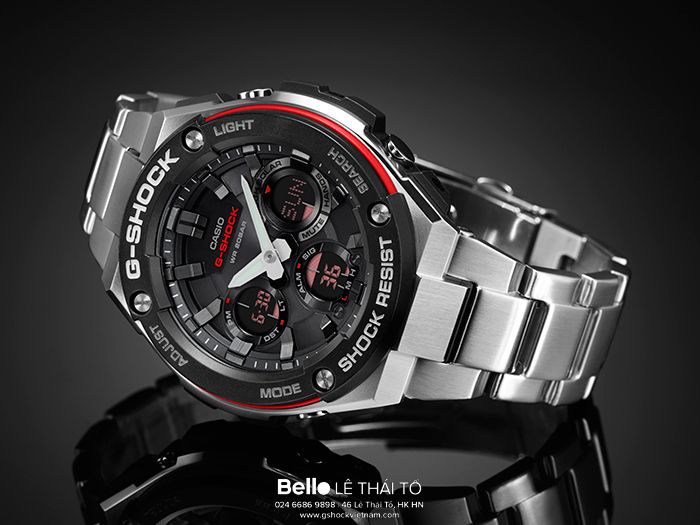 GST-S100D-1A4 - Đồng hồ Casio G-Shock chính hãng - Cấu trúc bảo vệ theo lớp.