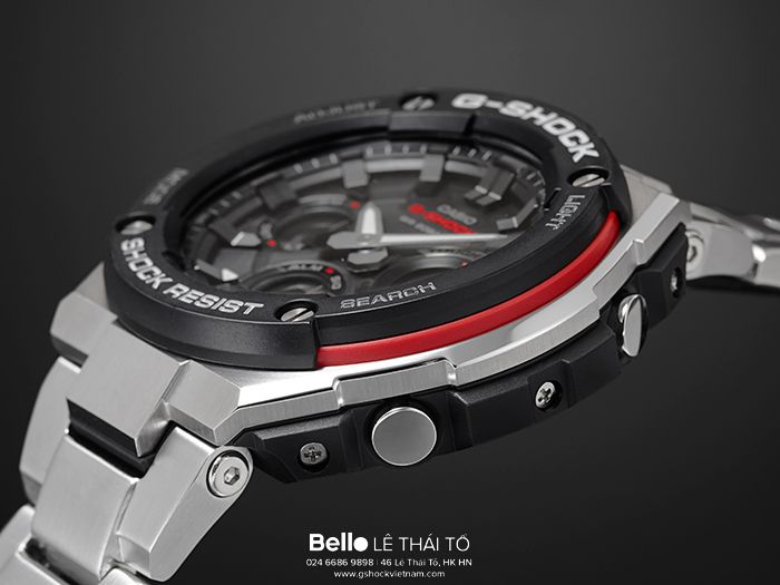GST-S100D-1A4 - Đồng hồ Casio G-Shock chính hãng - Cấu trúc bảo vệ theo lớp.