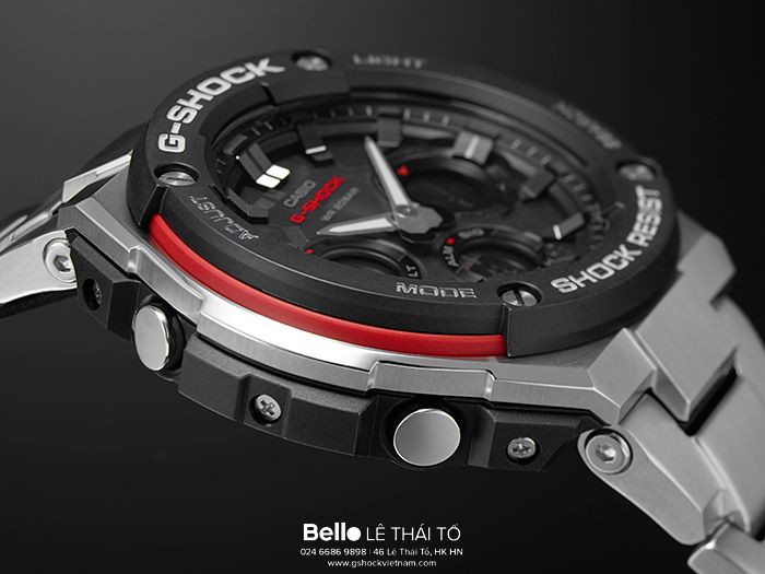 GST-S100D-1A4 - Đồng hồ Casio G-Shock chính hãng - Cấu trúc bảo vệ theo lớp.