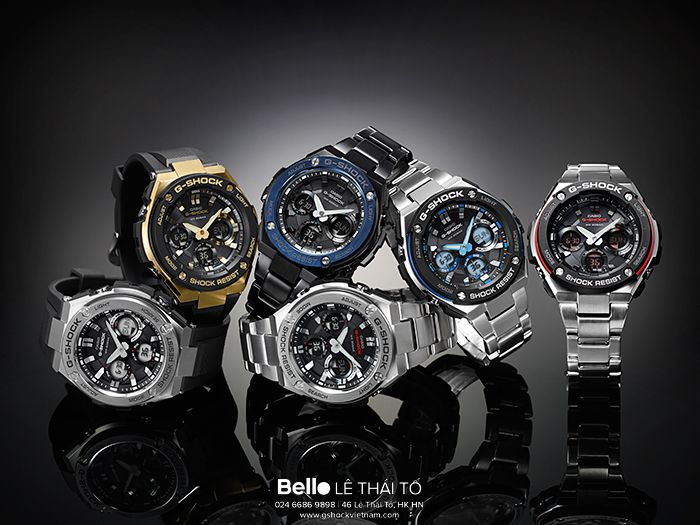 GST-S100G-1A - Đồng hồ Casio G-Shock chính hãng - Black&Gold