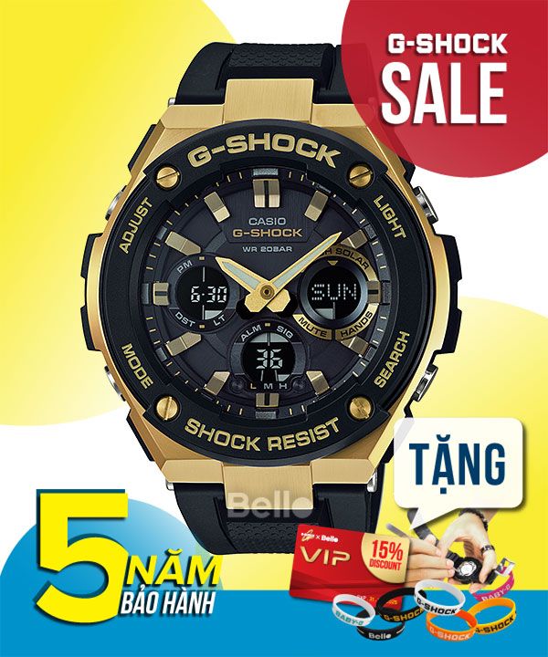  [Pin Miễn Phí Trọn Đời] GST-S100G-1A - Đồng hồ G-Shock Nam - Tem Vàng Chống Giả 