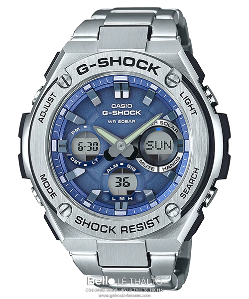 GST-S110D-2A - Đồng hồ Casio G-Shock chính hãng - Cấu trúc bảo vệ lớp.