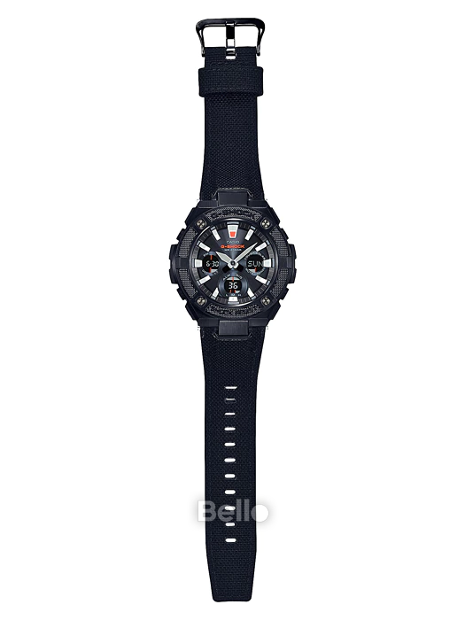 GST-S130BC-1A - Đồng hồ Casio G-Shock chính hãng - Lõi dây đeo được làm từ nhựa,vải CORDURA.